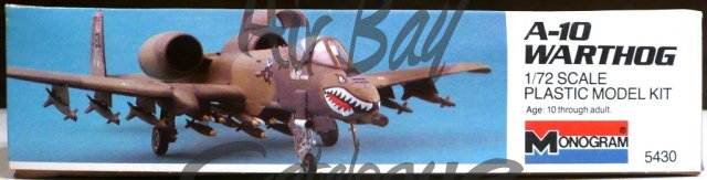 A-10 Warthog/Kits/Monogram - Click Image to Close