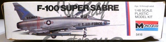 F-100 Super Sabre/Kits/Monogram - Click Image to Close