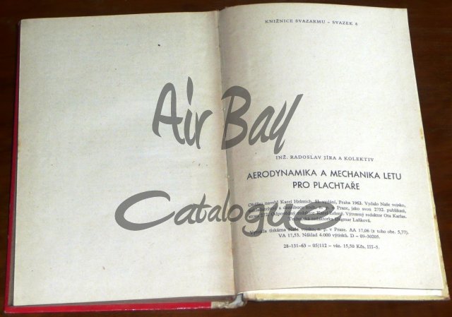 Aerodynamika a mechanika letu pro plachtare/Books/CZ - Click Image to Close