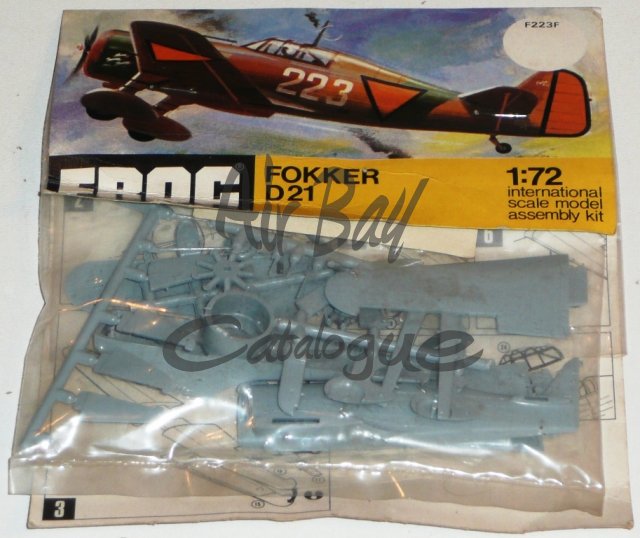 Bagged Fokker D21/Kits/Frog - Click Image to Close
