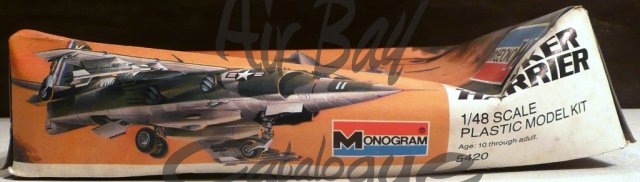 Hawker Harrier/Kits/Monogram - Click Image to Close