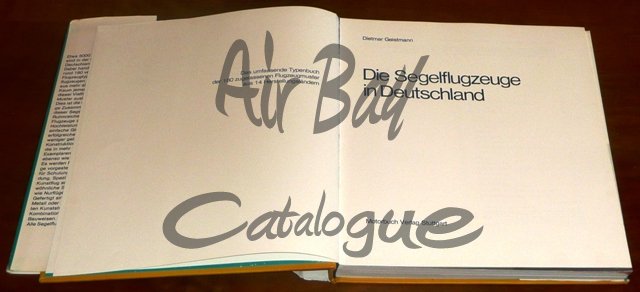 Die Segelflugzeuge in Deutschland/Books/GE - Click Image to Close