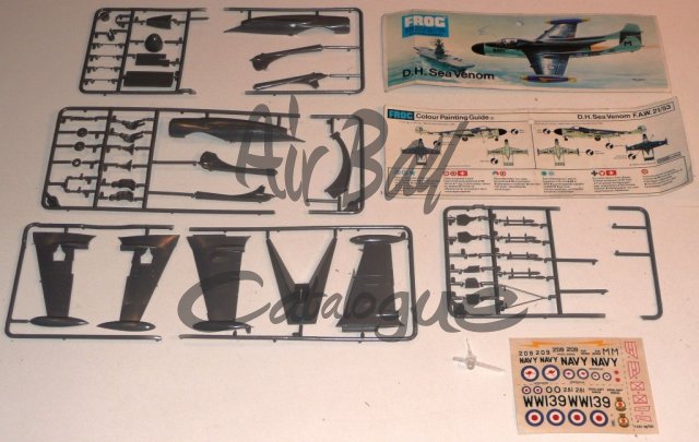 Bagged D.H. Sea Venom/Kits/Frog - Click Image to Close