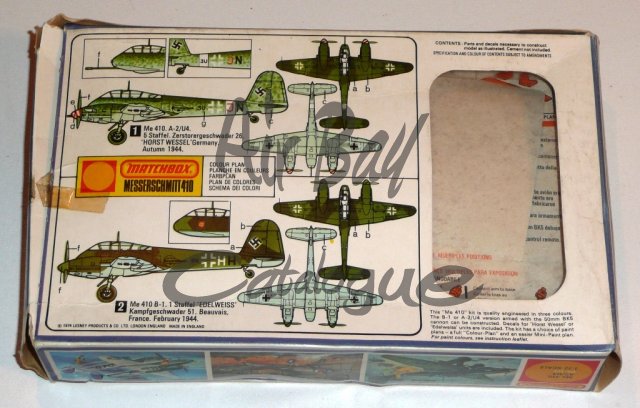 Messerschmitt 410/Kits/Matchbox - Click Image to Close