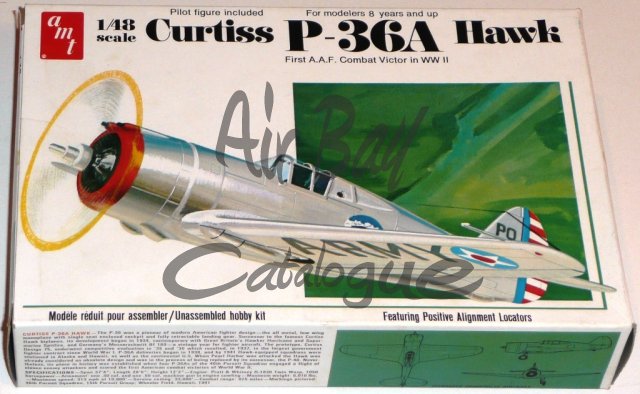 Curtiss P-36A Hawk/Kits/amt - Click Image to Close