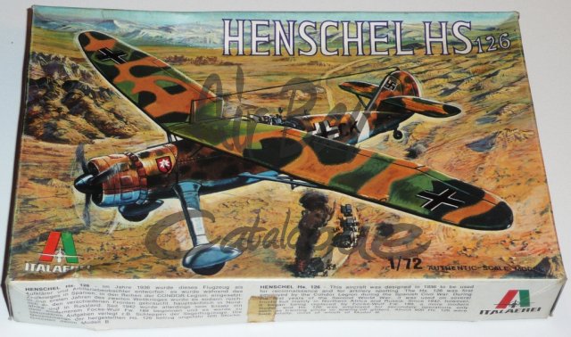 Henschel Hs126/Kits/Italeri - Click Image to Close