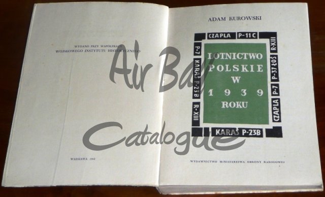 Lotnictwo polskie w 1939 roku/Books/PL - Click Image to Close