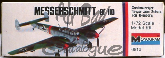 Messerschmitt Bf 110/Kits/Monogram - Click Image to Close