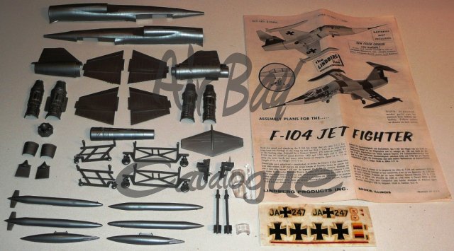 Lockheed F-104/Kits/Lindberg - Click Image to Close
