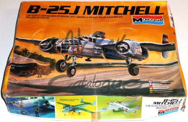 B-25J Mitchell/Kits/Monogram - Click Image to Close