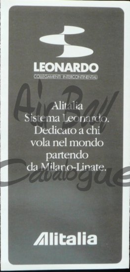 Alitalia Leonardo/Lines/IT - Click Image to Close