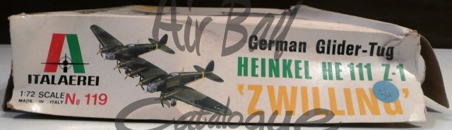 Heinkel He 111 Z 1/Kits/Italeri - Click Image to Close
