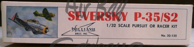 Seversky P-35/S2/Kits/Williams Bros - Click Image to Close
