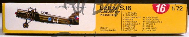 Letov S.16/Kits/KP - Click Image to Close