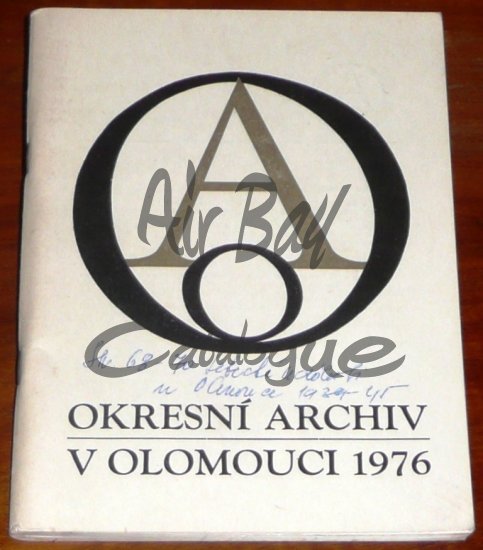 Okresni archiv v Olomouci/Books/CZ - Click Image to Close