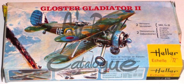 Gloster Gladiator II/Kits/Heller - Click Image to Close
