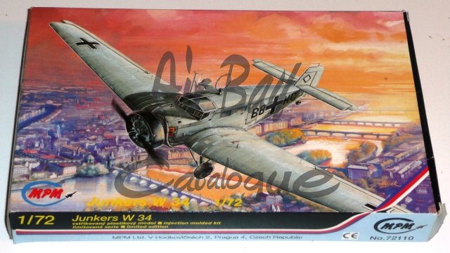 Junkers W34/Kits/MPM - Click Image to Close