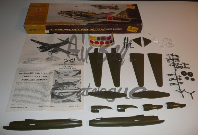 Bomber" Betty" Mitsubishi G4M2/Kits/Lindberg - Click Image to Close