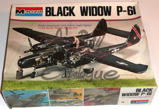 P-6I Black Widow/Kits/Monogram - Click Image to Close