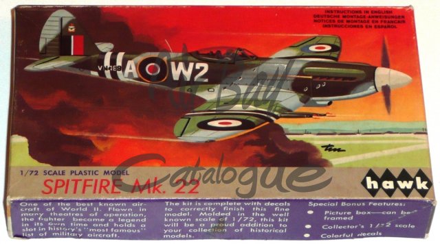 Spitfire Mk 22/Kits/Hawk - Click Image to Close