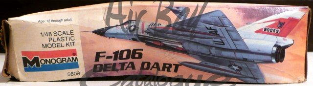 F-106 Delta Dart/Kits/Monogram - Click Image to Close