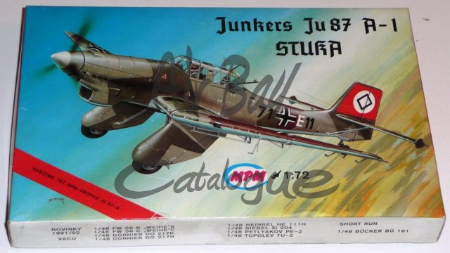 Junkers Ju 87 A-1 Stuka/Kits/MPM - Click Image to Close