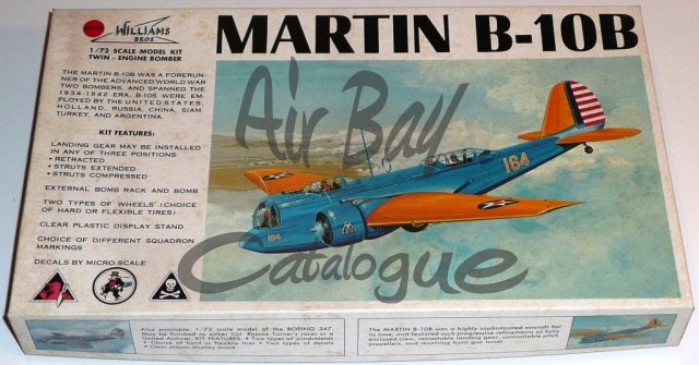 Martin B-10B/Kits/Williams Bros - Click Image to Close