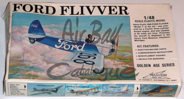 Ford Flivver/Kits/Williams Bros - Click Image to Close