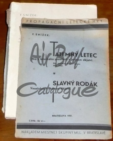 Tajemny letec a Slavny rodak/Books/CZ - Click Image to Close