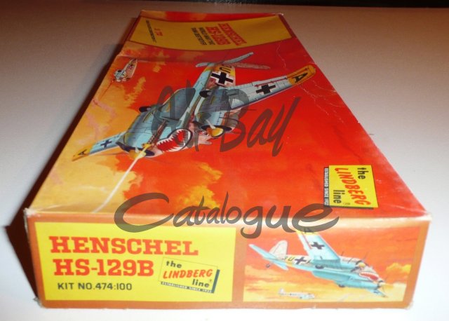 Henschel HS-129B/Kits/Lindberg - Click Image to Close