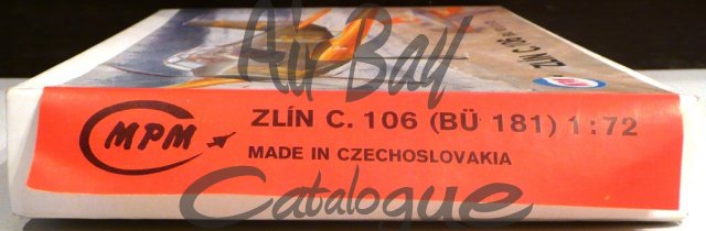 Zlin C.106 (BU181)/Kits/MPM - Click Image to Close
