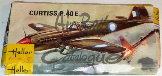 Curtiss P40E/Kits/Heller - Click Image to Close