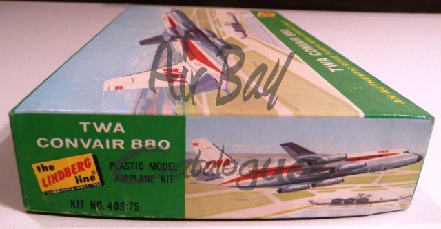 TWA Convair 880/Kits/Lindberg - Click Image to Close