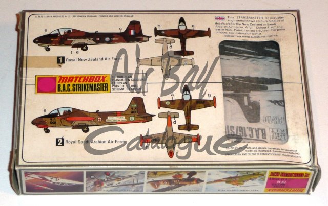 B.A.C.167 Strikemaster/Kits/Matchbox - Click Image to Close