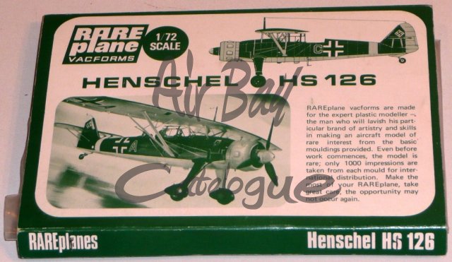 Henschel HS 126/Kits/Rare - Click Image to Close