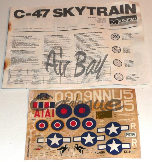 C-47 Skytrain/Kits/Monogram - Click Image to Close