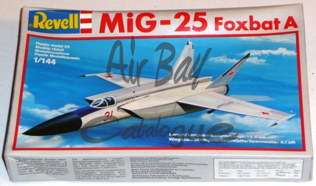 Mig 25 Foxbat A/Kits/Revell - Click Image to Close