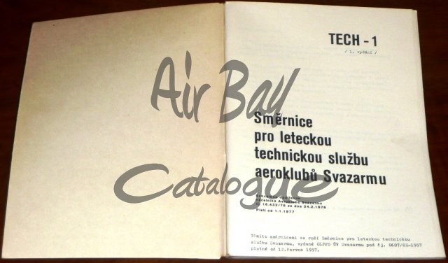 Smernice pro let. technickou sluzbu aeroklubu Svazarmu/Books/CZ1 - Click Image to Close