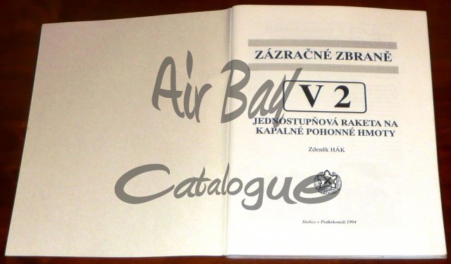 Zazracne zbrane V1 a V2/Books/CZ - Click Image to Close
