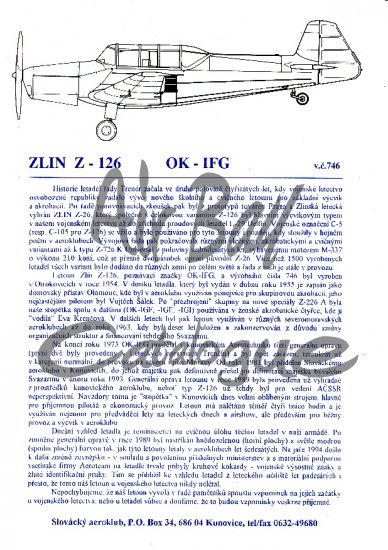 Zlin Z-126/Reading/CZ - Click Image to Close