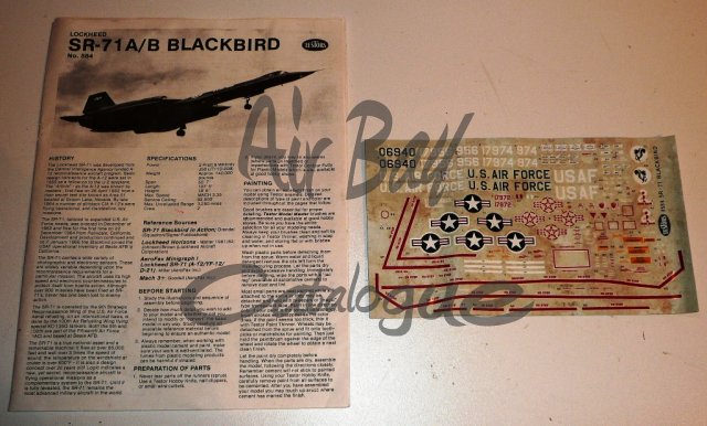 SR-71 Blackbird Spyplane/Kits/Testors - Click Image to Close