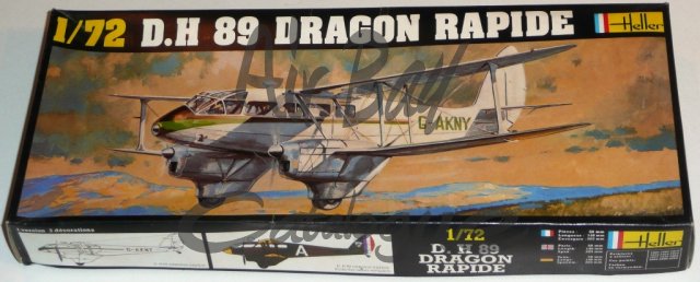 D.H. 89 Dragon Rapide/Kits/Heller - Click Image to Close