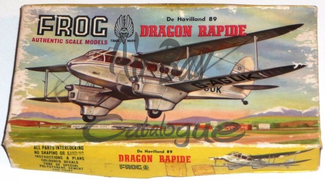 D.H. 89 Dragon Rapide/Kits/Frog - Click Image to Close