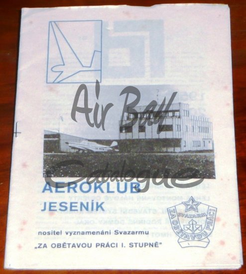 Aeroklub Jesenik/Books/CZ - Click Image to Close
