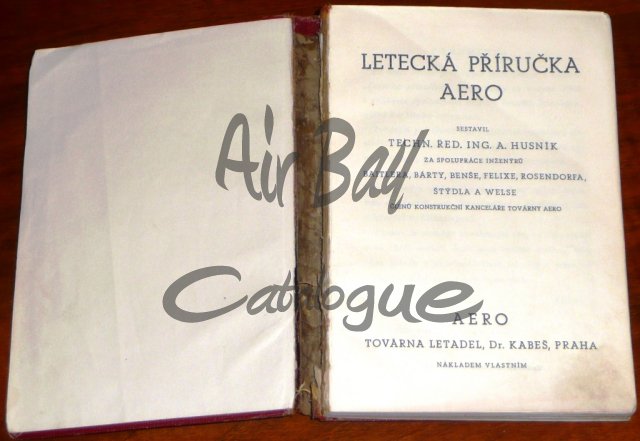 Letecka prirucka Aero 1936/Books/CZ - Click Image to Close