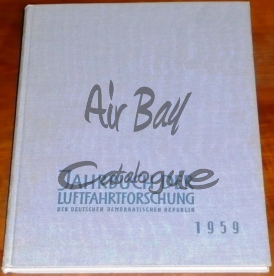 Jahrbuch der Luftfahrtforschung/Books/GE - Click Image to Close