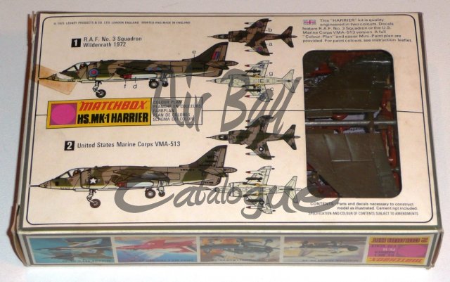 HS. Mk1 Harrier/Kits/Matchbox - Click Image to Close