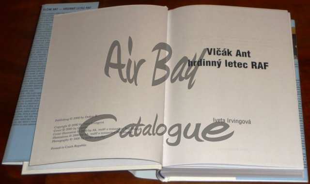 Vlcak Ant hrdinny letec RAF/Books/CZ - Click Image to Close