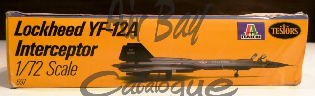 Lockheed YF-12A Interceptor/Kits/Testors - Click Image to Close