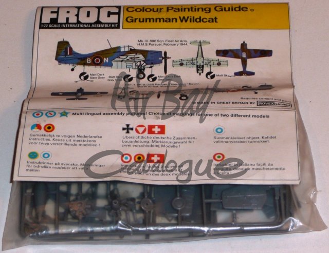 Bagged Grumman Wildcat/Kits/Frog - Click Image to Close